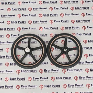 E-Priam Rear Wheel Set-Rose gold